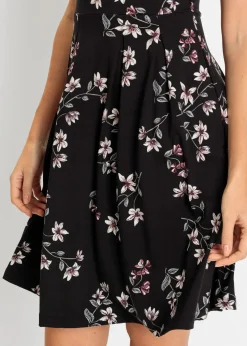 Jerseykleid aus Viskose-Mix