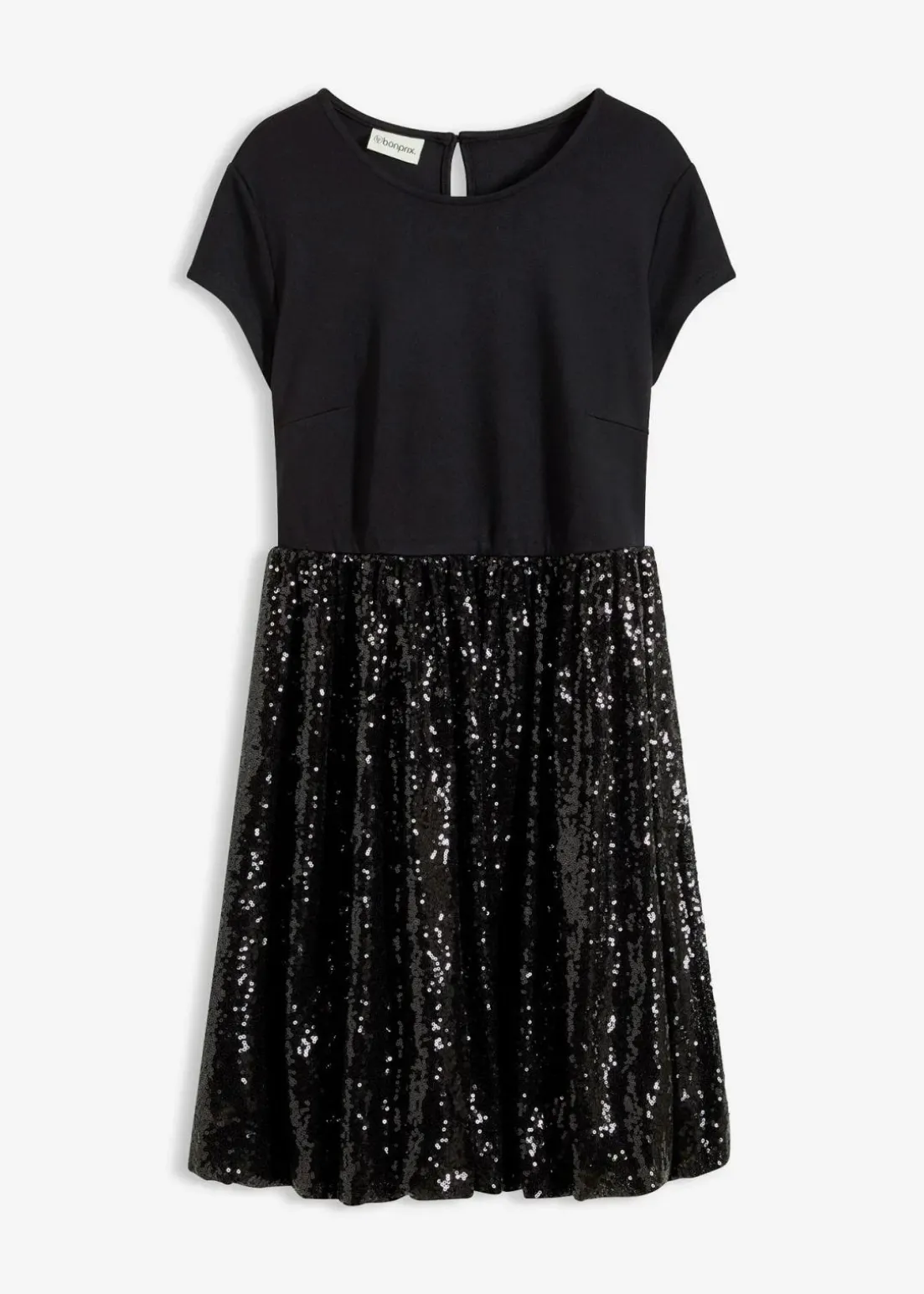 Jerseykleid aus Viskose-Mix