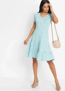 Jerseykleid aus Viskose-Mix