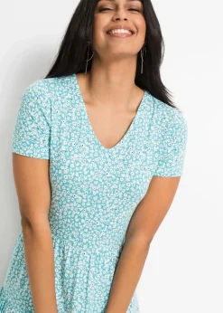 Jerseykleid aus Viskose-Mix