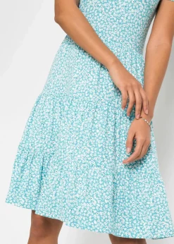 Jerseykleid aus Viskose-Mix