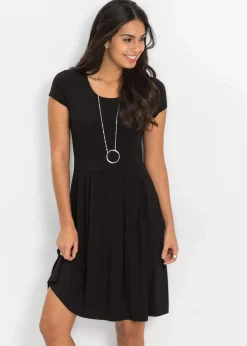 Jerseykleid aus Viskose-Mix