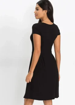 Jerseykleid aus Viskose-Mix