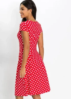 Jerseykleid aus Viskose-Mix