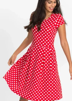 Jerseykleid aus Viskose-Mix