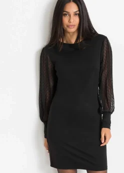 Jerseykleid aus Viskose-Mix