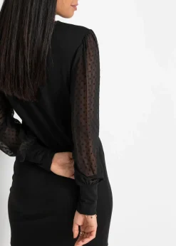 Jerseykleid aus Viskose-Mix