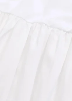 Jerseykleid im Materialmix