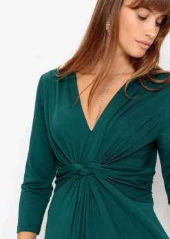 Jerseykleid in fließendem Viskose-Mix