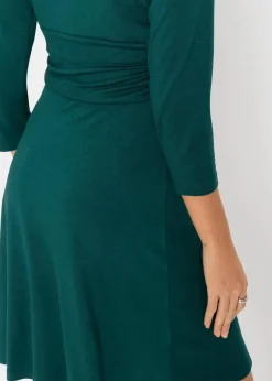 Jerseykleid in fließendem Viskose-Mix