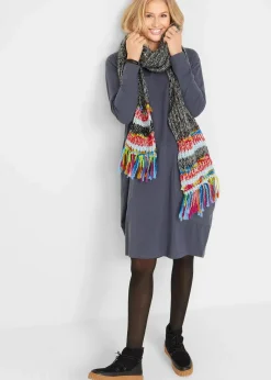 Jerseykleid in O-Shape