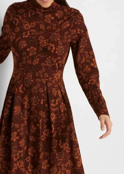 Jerseykleid mir Druck, langarm