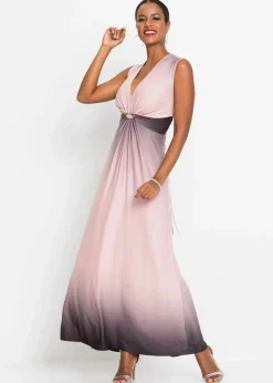 Jerseykleid mit Drapierung