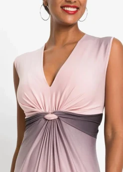 Jerseykleid mit Drapierung