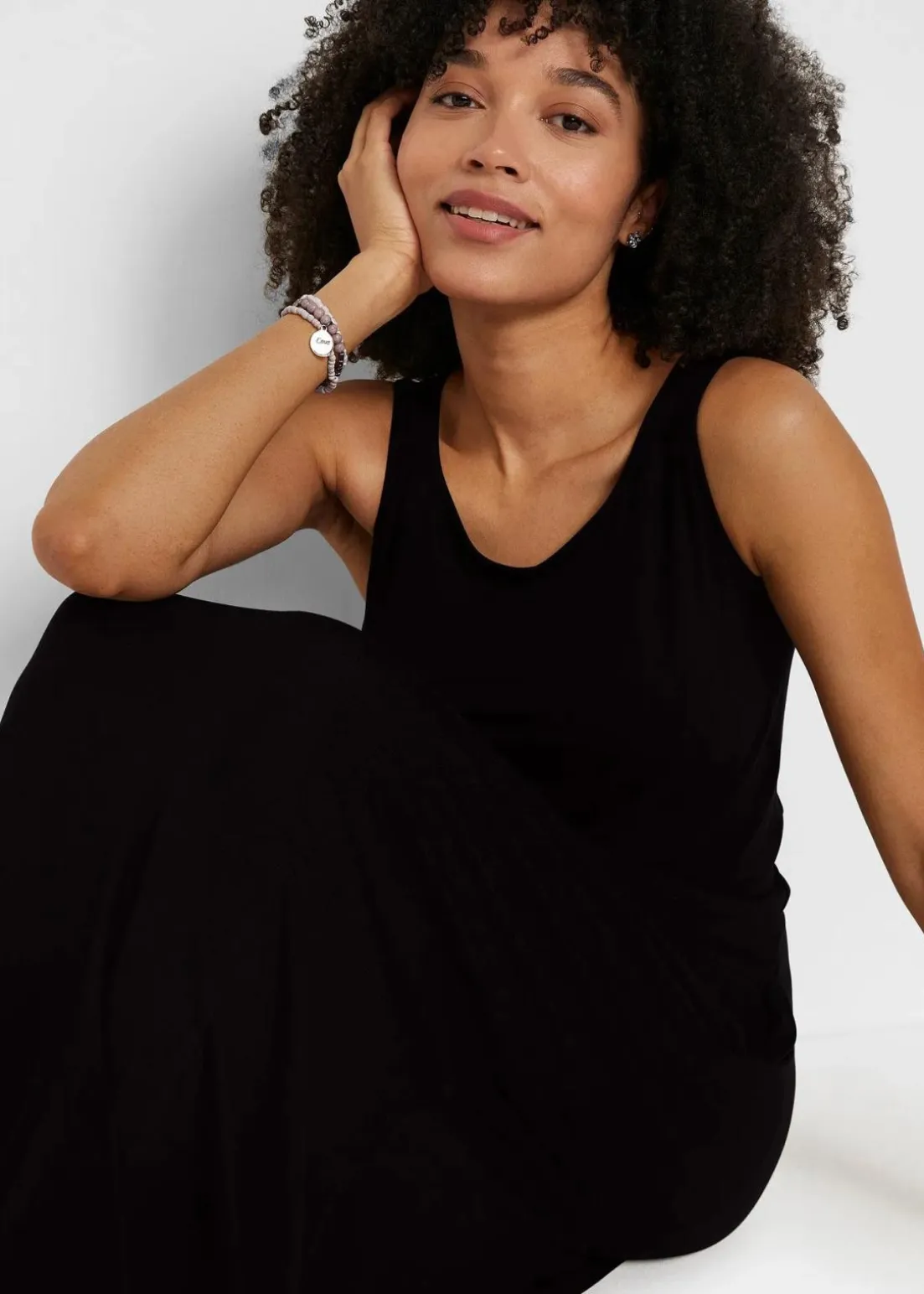 Jerseykleid mit nachhaltiger Viskose