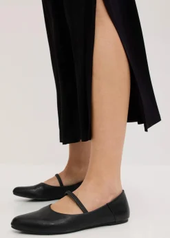 Jerseykleid mit Spitze