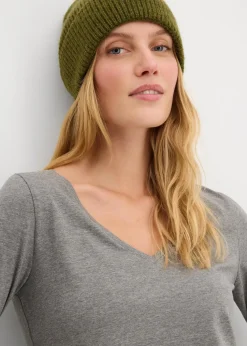 Jerseykleid mit V-Ausschnitt (2er Pack)