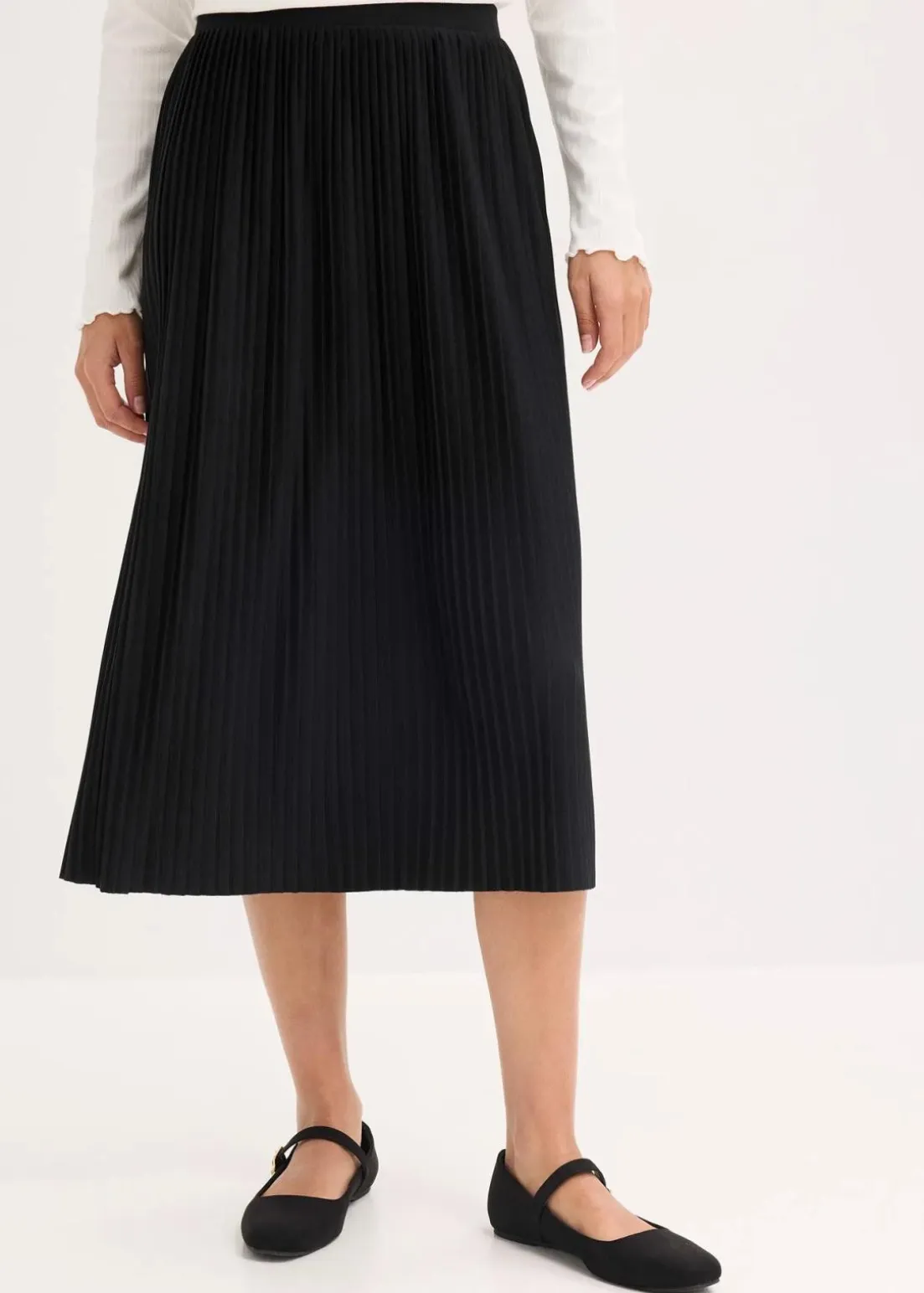 Jersey-Rock aus fließendem Viskose-Mix