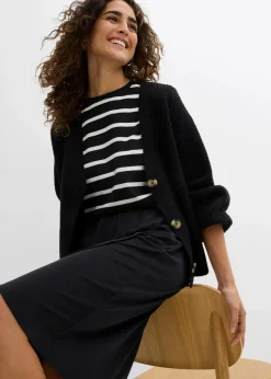 Jersey-Rock aus fließendem Viskose-Mix