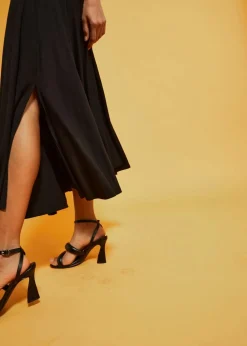 Jersey-Rock aus fließender Viskose