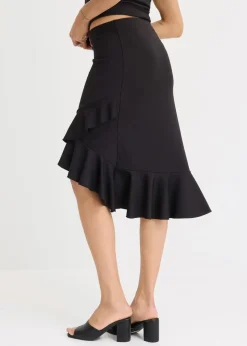 Jersey-Rock mit Volants