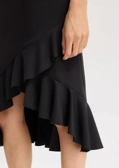 Jersey-Rock mit Volants