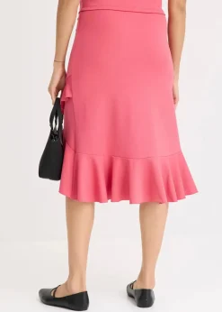 Jersey-Rock mit Volants