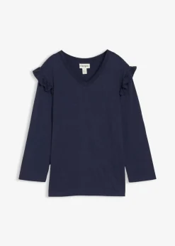 Jersey-Shirt aus Baumwollmix