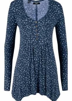 Jersey-Shirt aus Viskose-Mix