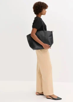 Jerseyshirt mit Ärmeln aus Baumwollpopeline