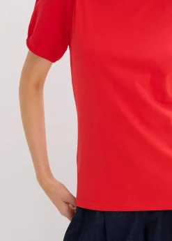 Jerseyshirt mit Ärmeln aus Baumwollpopeline