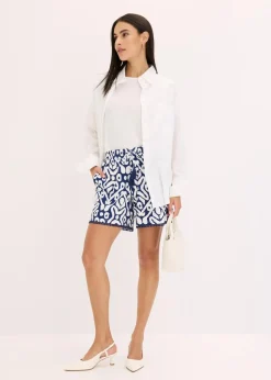 Jersey-Shorts aus softem Viskose-Mix