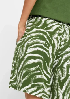 Jersey-Shorts aus softem Viskose-Mix