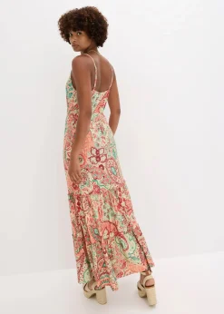 Jersey-Trägerkleid aus softem Viskose-Mix