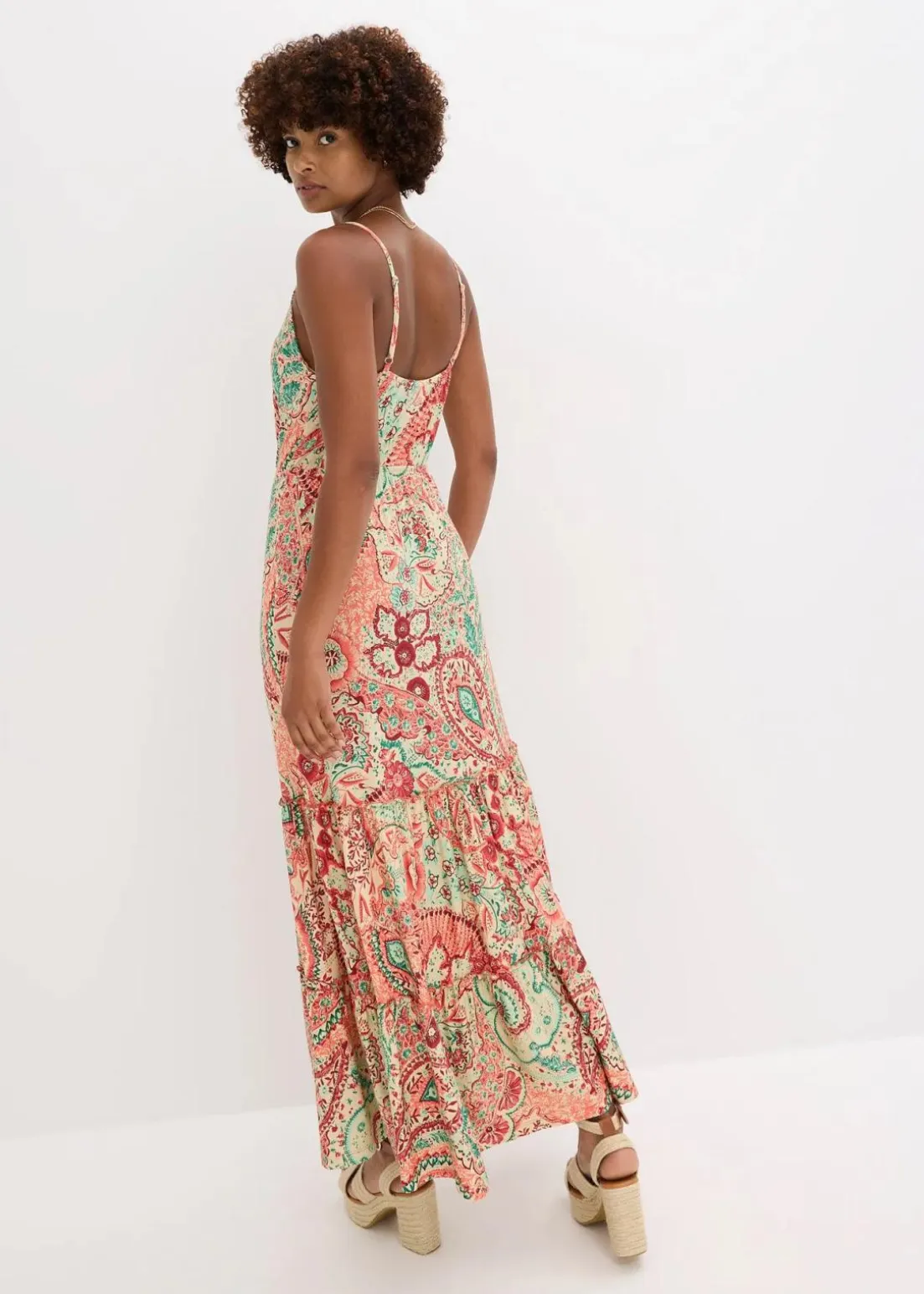 Jersey-Trägerkleid aus softem Viskose-Mix