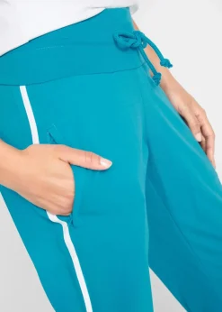 Jogginghose aus Baumwolle (2er Pack), Capri-Länge