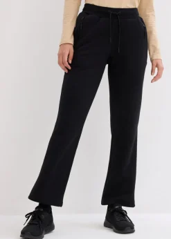 Jogginghose mit Teddyfleece-Futter, weit geschnitten