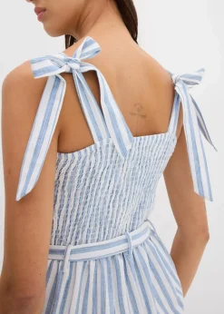 Jumpsuit aus Baumwoll-Leinen Mix