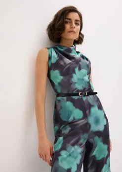 Jumpsuit aus fließendem Satin