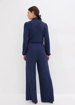Jumpsuit aus fließendem Viskose-Mix