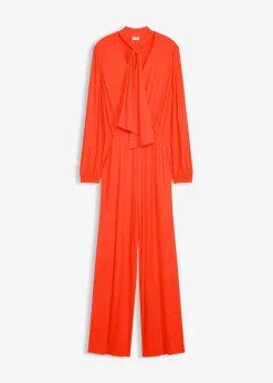 Jumpsuit aus fließendem Viskose-Mix