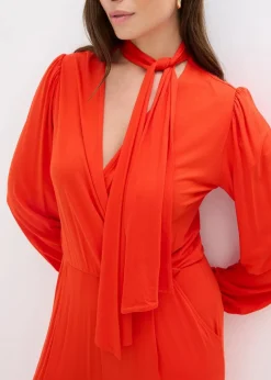 Jumpsuit aus fließendem Viskose-Mix