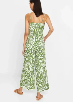 Jumpsuit aus fließender Viskose