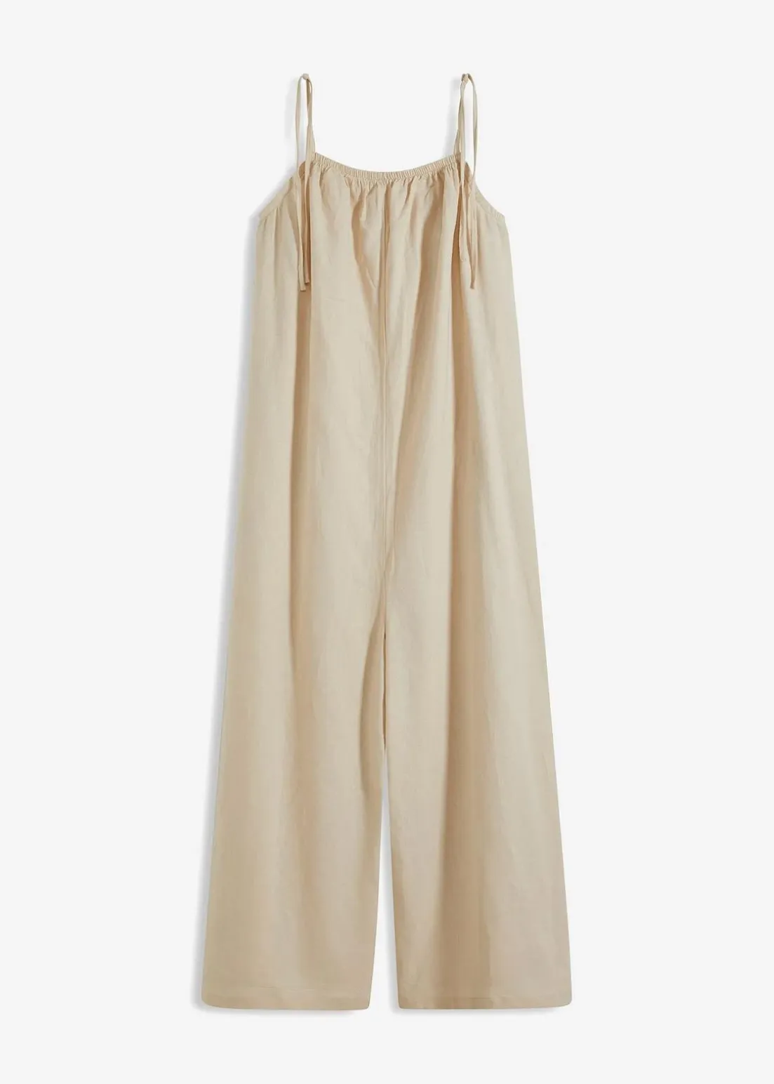 Jumpsuit aus leichtem Leinen-Viskose-Mix