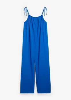 Jumpsuit aus leichtem Leinen-Viskose-Mix