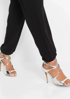 Jumpsuit aus strukturierter Viskose