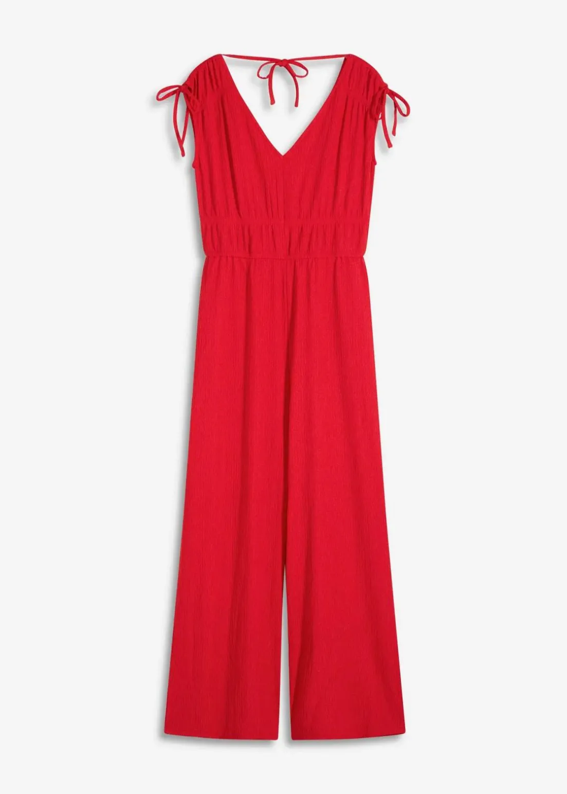 Jumpsuit aus strukturiertem Crêpe