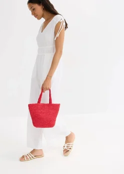 Jumpsuit aus strukturiertem Crêpe