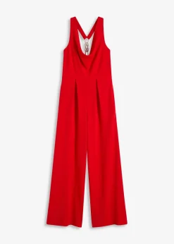 Jumpsuit mit Wasserfallausschnitt