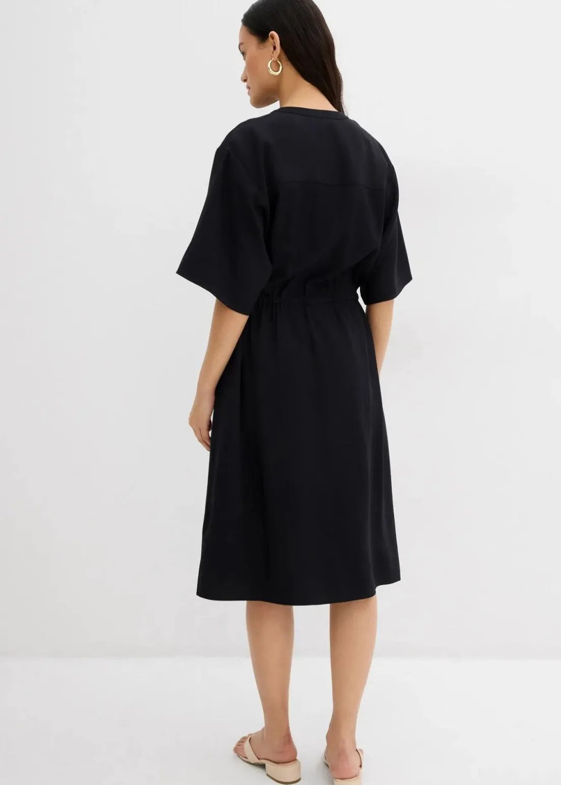 Kaftan-Kleid aus feiner Viskose